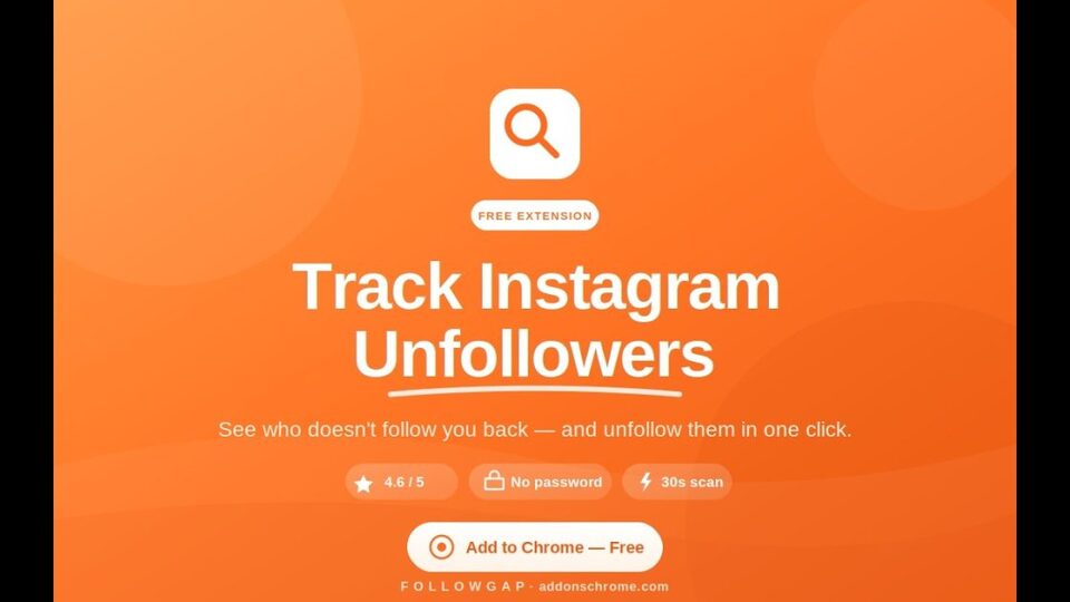 Followgap - Instagram Unfollowers Tracker & Unfollow Non-Followers screenshot