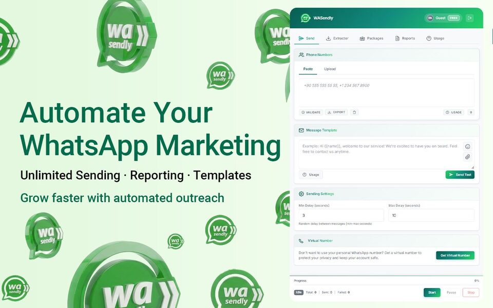 WASendly – WhatsApp Bulk Message Sender screenshot